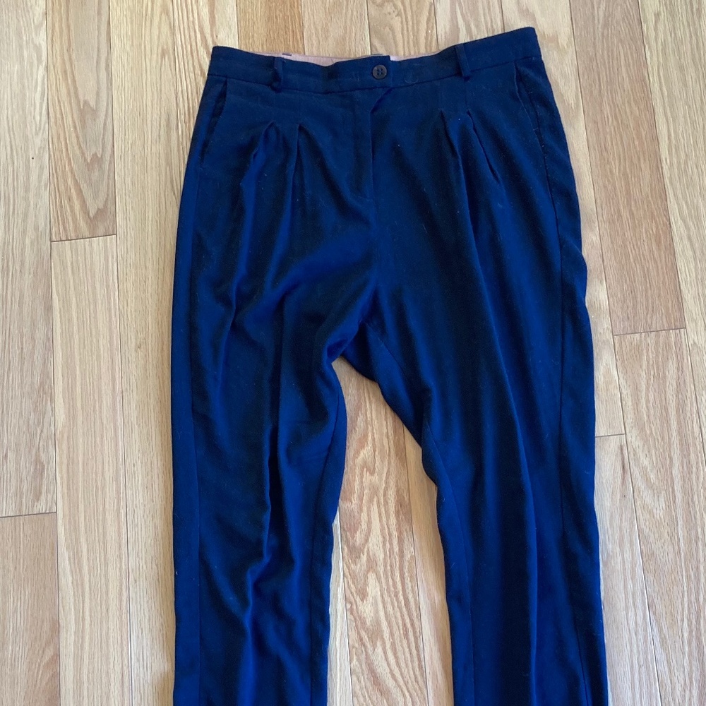 Cotelac "harem" Blue dark woolen pants